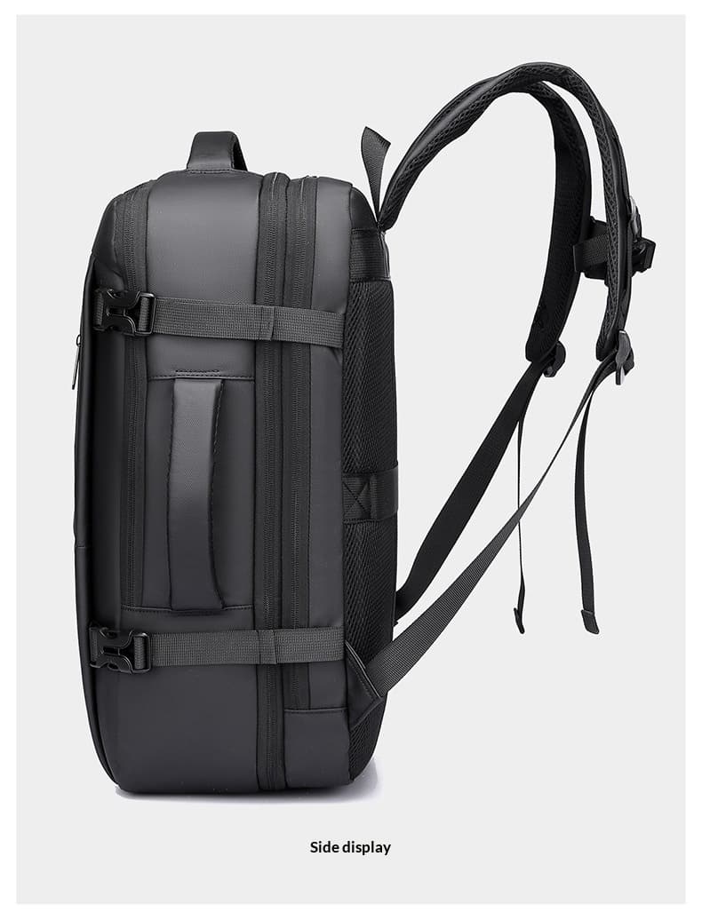 Minimally Designed Men's Business Backpack With A High-end Feel For Business Trips, Large Capacity Travel Backpack, Computer Bag, Backpack - Gray — grey