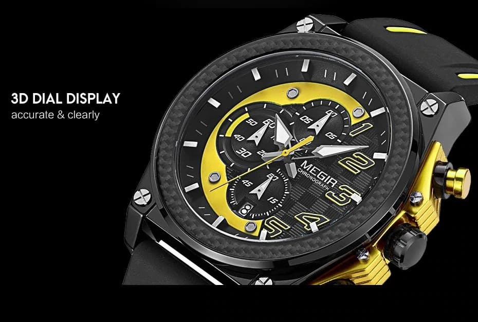 Megel Chronograph Quartz Watch