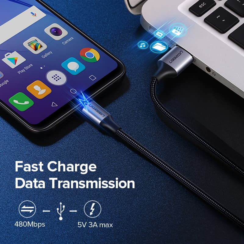 Micro USB Data Cable for Fast Charging and Syncing