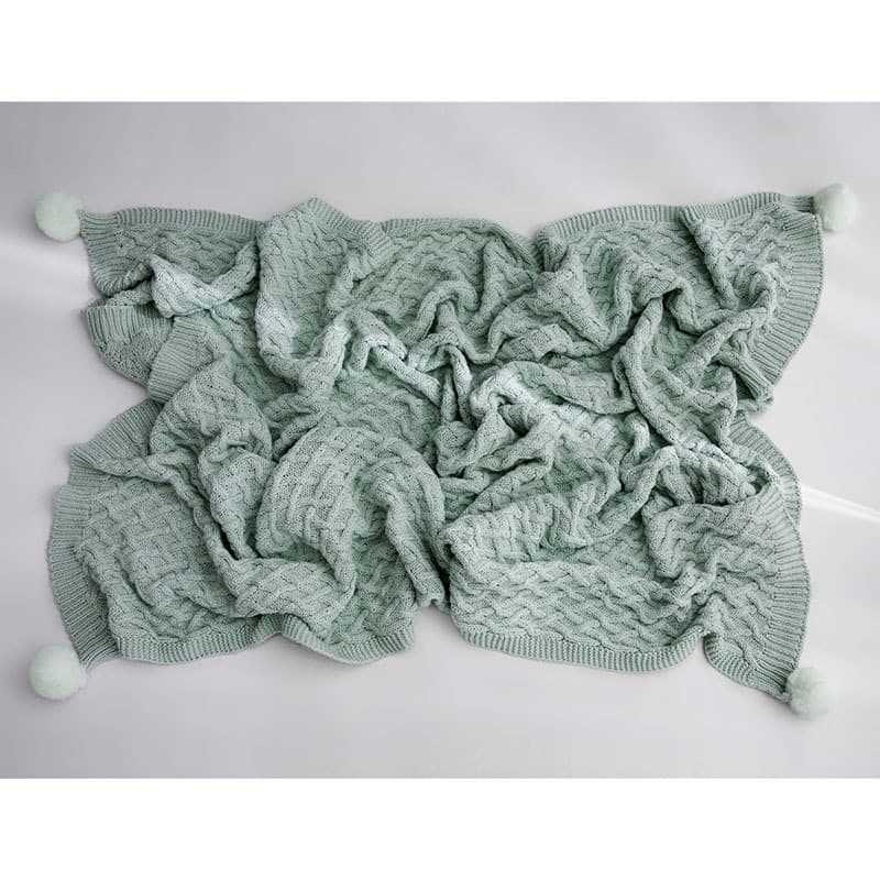 INS Blanket Throw Pillow Air Conditioning Knitted Blanket