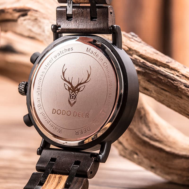 Fashion Chronograph Calendar Laser Watch