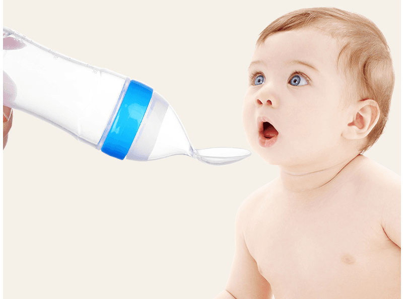 Baby Spoon Bottle Feeder Dropper Silicone Spoons for Feeding Medicine Kids Toddler Cutlery Utensils Children Accessories Newborn