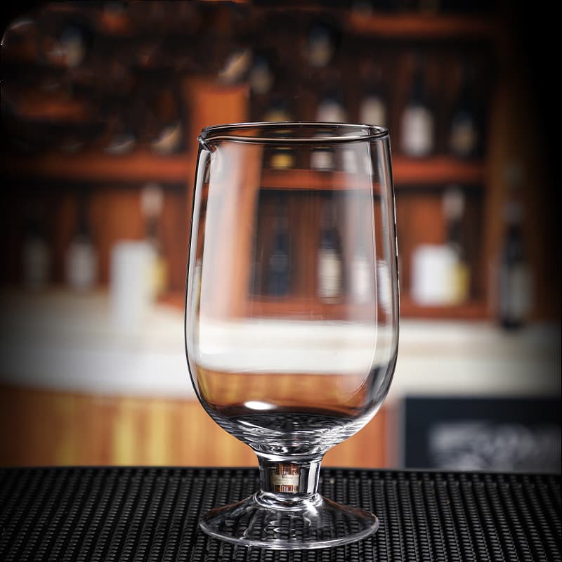 Tall Crystal Cocktail Mixing Glass for Bartenders