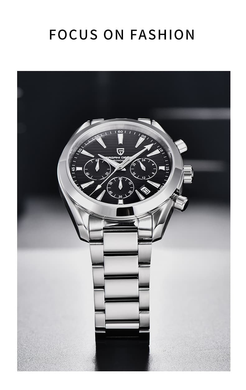 Men's Quartz Chronograph Fashion Waterproof Watch