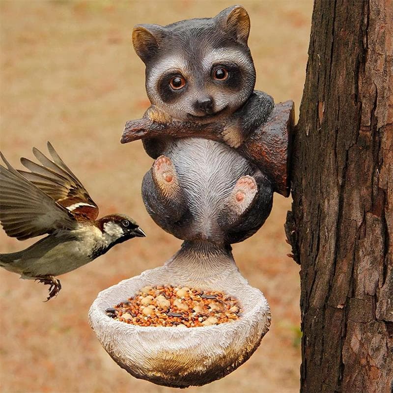 Cute Animal Bird Feeder for Garden and Patio Decor