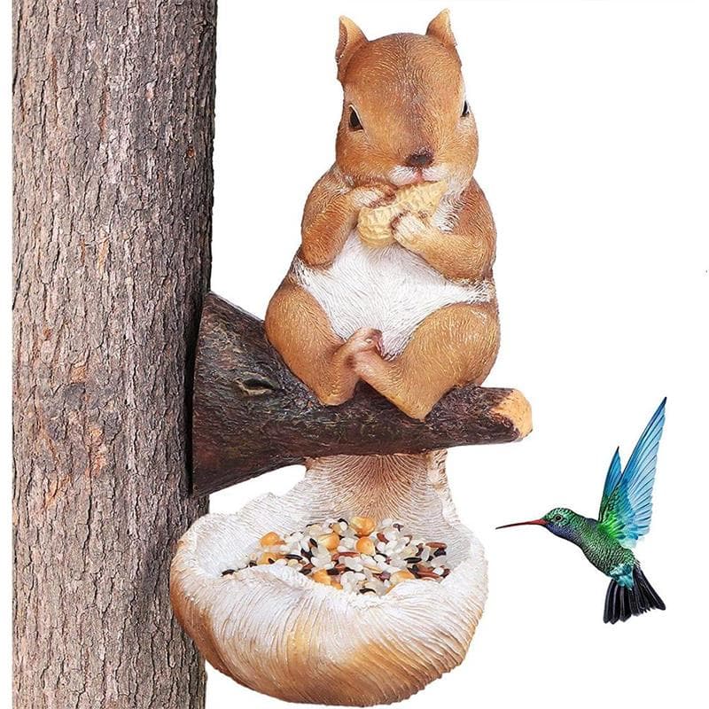 Cute Animal Bird Feeder for Garden and Patio Decor