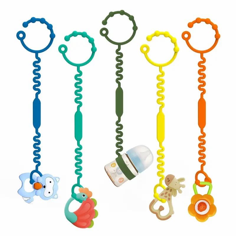 Multifunctional Silicone Cup For Water Pacifier Clip Fixed Rope