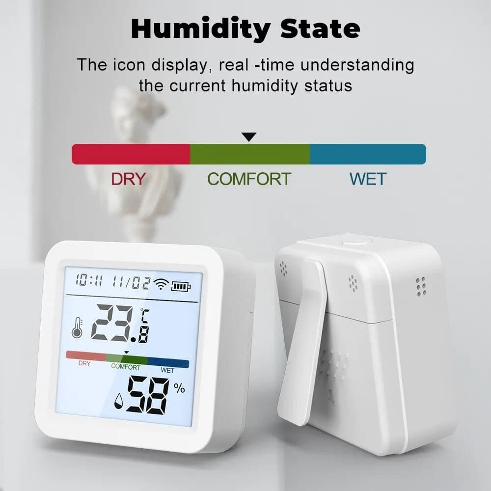 Smart Wi-Fi Temperature and Humidity Sensor