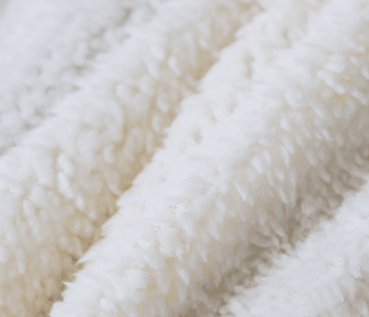 Plush Fleece Throw Blanket with Velvet Accent (130x150cm)