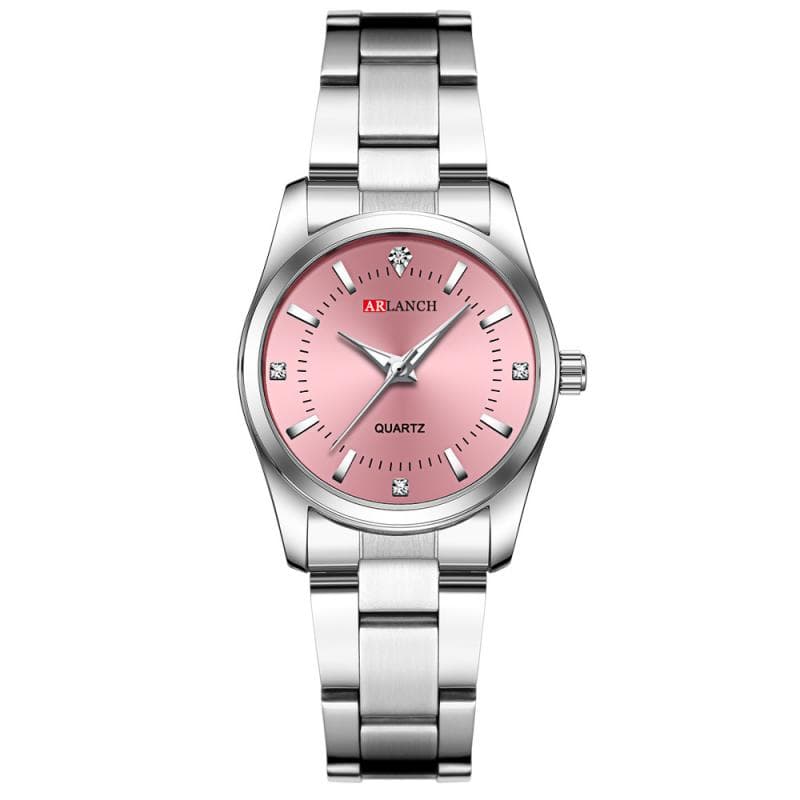 Quartz Waterproof Watch — Pink