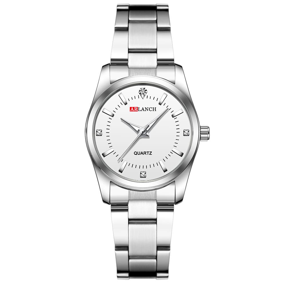Quartz Waterproof Watch — White
