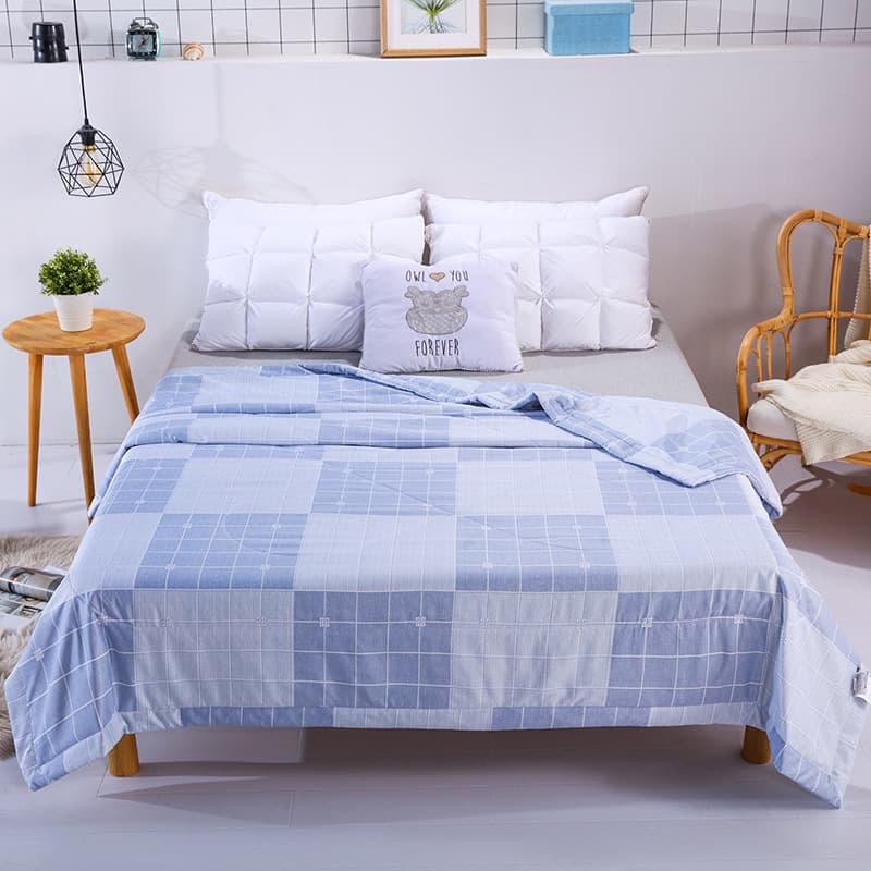 Washable air conditioner — Plaid blue-200X230