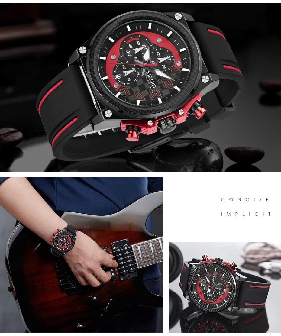 Megel Chronograph Quartz Watch