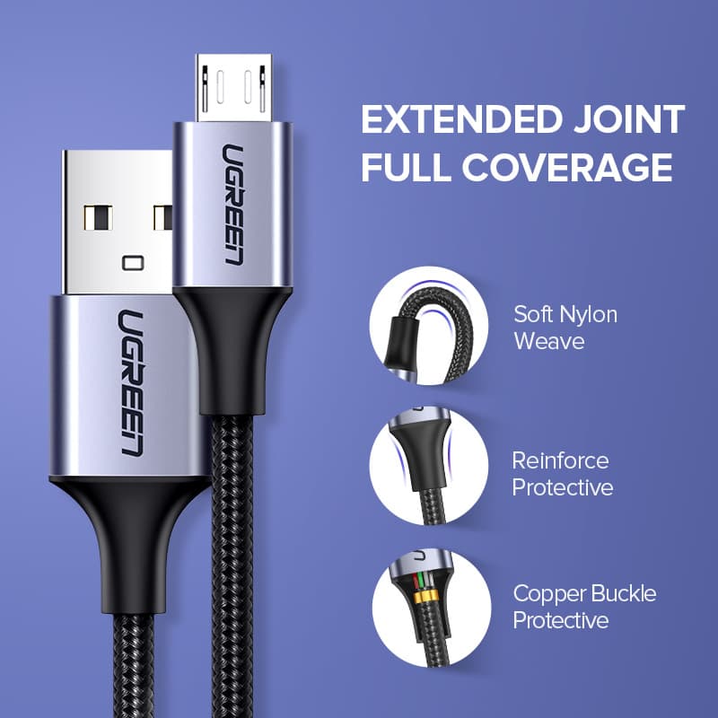 Micro USB Data Cable for Fast Charging and Syncing