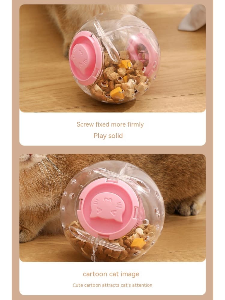 Dog Cat Slow Feeding Ball Food Leakage Smart Toy Feeder Treat Training Interactive Supplies Snuffle Dispenser Pet Accessories