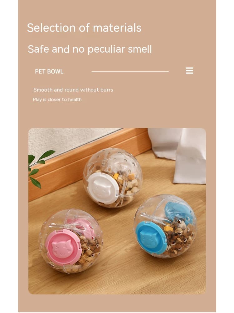 Dog Cat Slow Feeding Ball Food Leakage Smart Toy Feeder Treat Training Interactive Supplies Snuffle Dispenser Pet Accessories