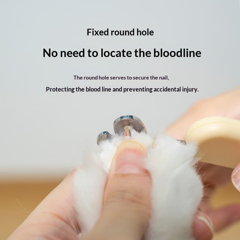 Little Rabbit Blind Cutters Pet Nail Cutters Cat Nail Cutters Anti-Catch Cat Nail Cutters Baby Cat Claw Cutters Anti-Cut Blood Line Round Hole