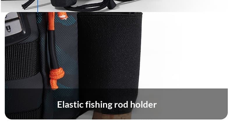Outdoor Lure Bag New Multi-Functional Single & Double Shoulder Fishing Gear Backpack Camouflage Lightweight Handheld Fishing Equipment Storage Bag - Blue — Blue