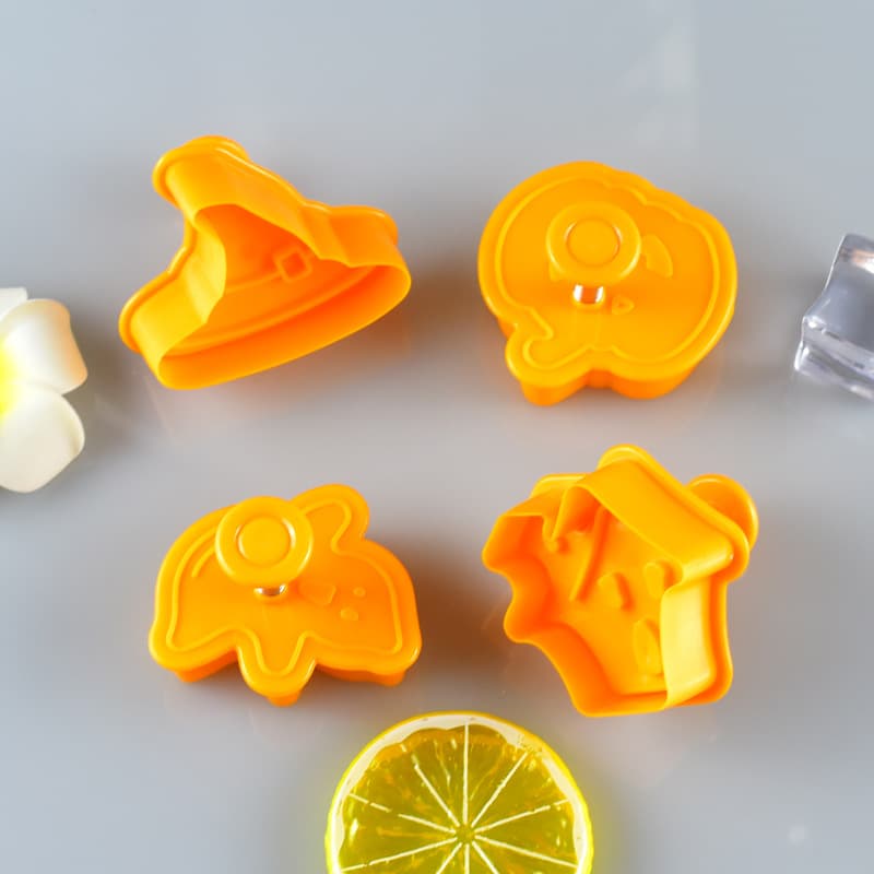 Halloween Plastic Cookie Cutters for Cake Decorating