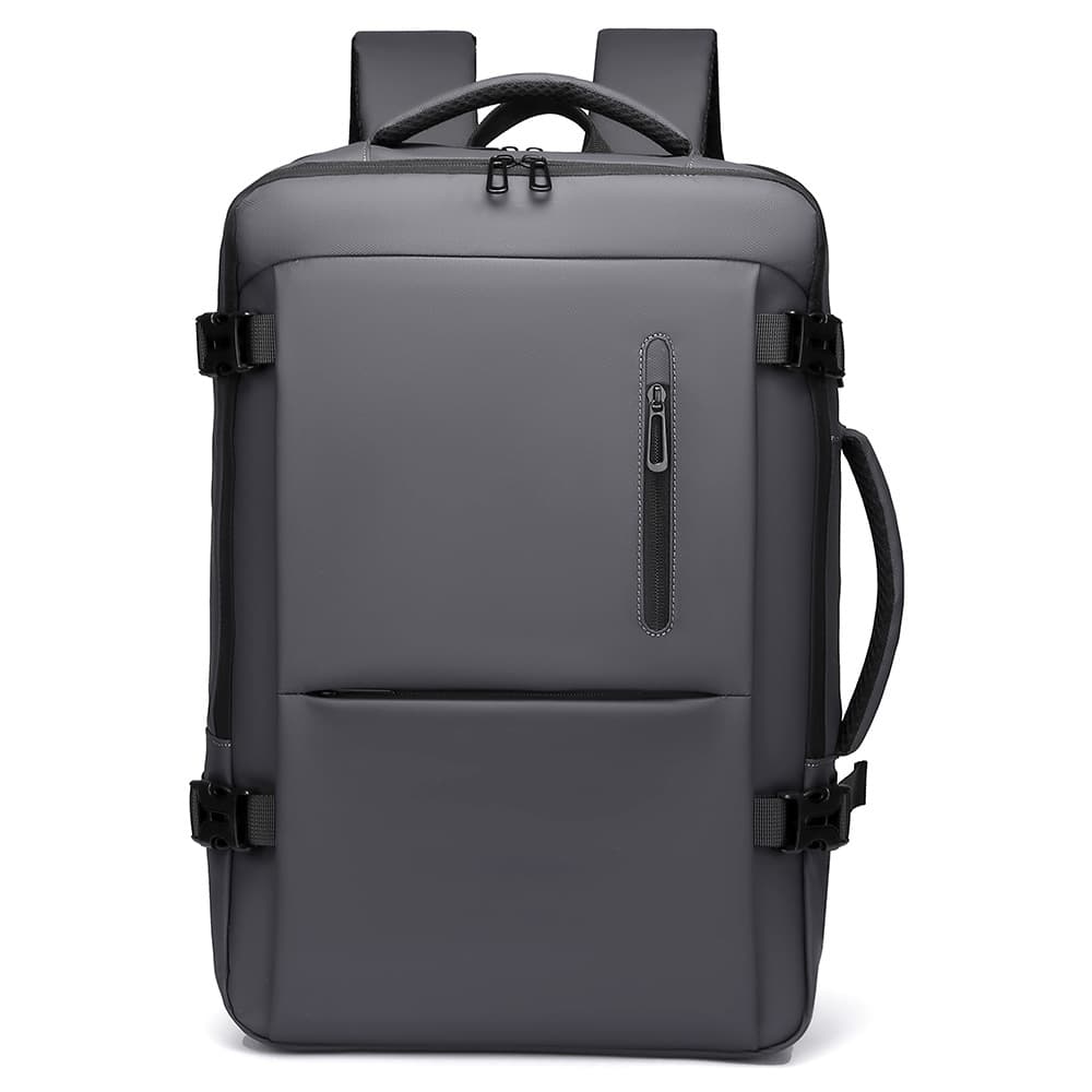 Minimally Designed Men's Business Backpack With A High-end Feel For Business Trips, Large Capacity Travel Backpack, Computer Bag, Backpack - Gray — grey