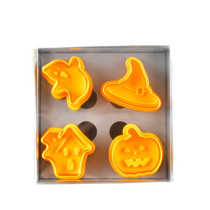 Halloween Plastic Cookie Cutters for Cake Decorating