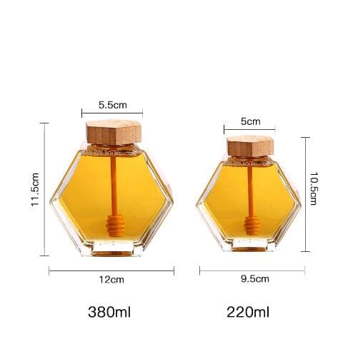Glass Mixing Bottle with Wood Lid and Rod