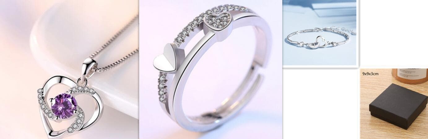 925 Sterling Silver Charm Bracelets for Women