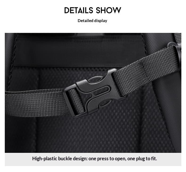 Minimally Designed Men's Business Backpack With A High-end Feel For Business Trips, Large Capacity Travel Backpack, Computer Bag, Backpack - Gray — grey