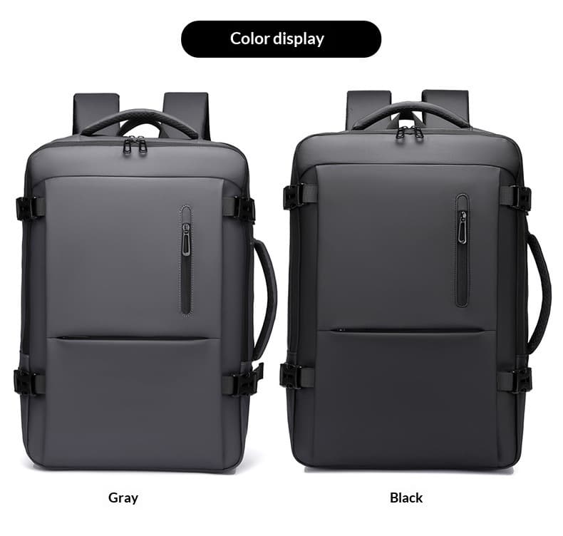 Minimally Designed Men's Business Backpack With A High-end Feel For Business Trips, Large Capacity Travel Backpack, Computer Bag, Backpack - Gray — grey