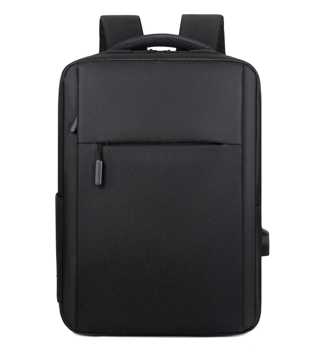New Backpack For Men, Large Capacity Backpack, Multifunctional Backpack, Business Computer Bag, USB Charging Backpack - Black — black