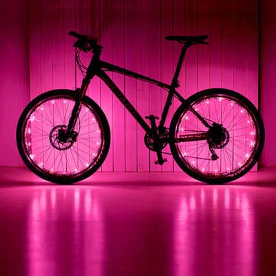Mountain Bike Spoke Wire Wheel String Lights