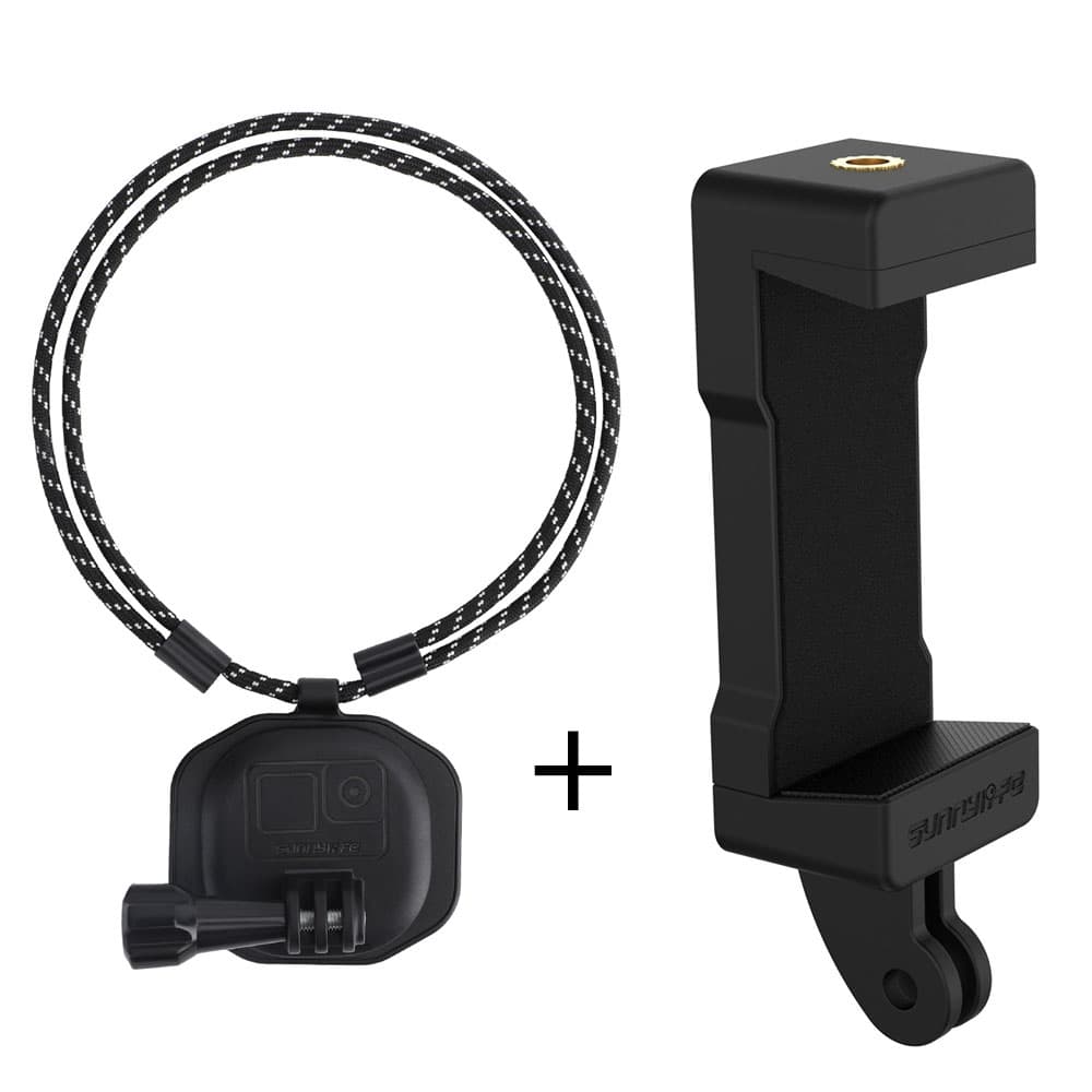 Magnetic Neck Mount For Action Camera — Set
