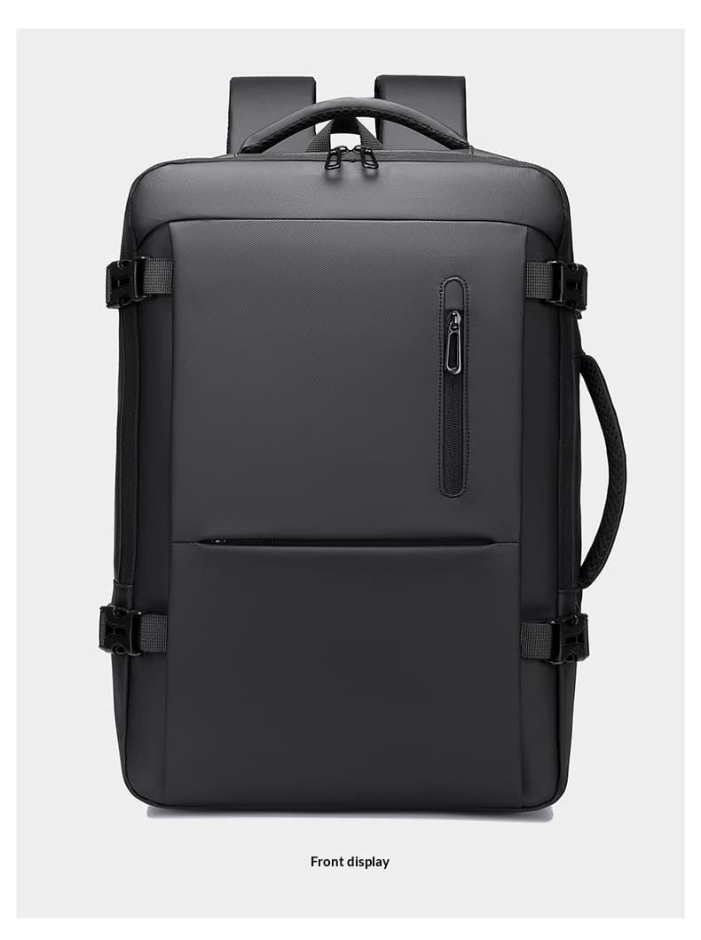 Minimally Designed Men's Business Backpack With A High-end Feel For Business Trips, Large Capacity Travel Backpack, Computer Bag, Backpack - Gray — grey