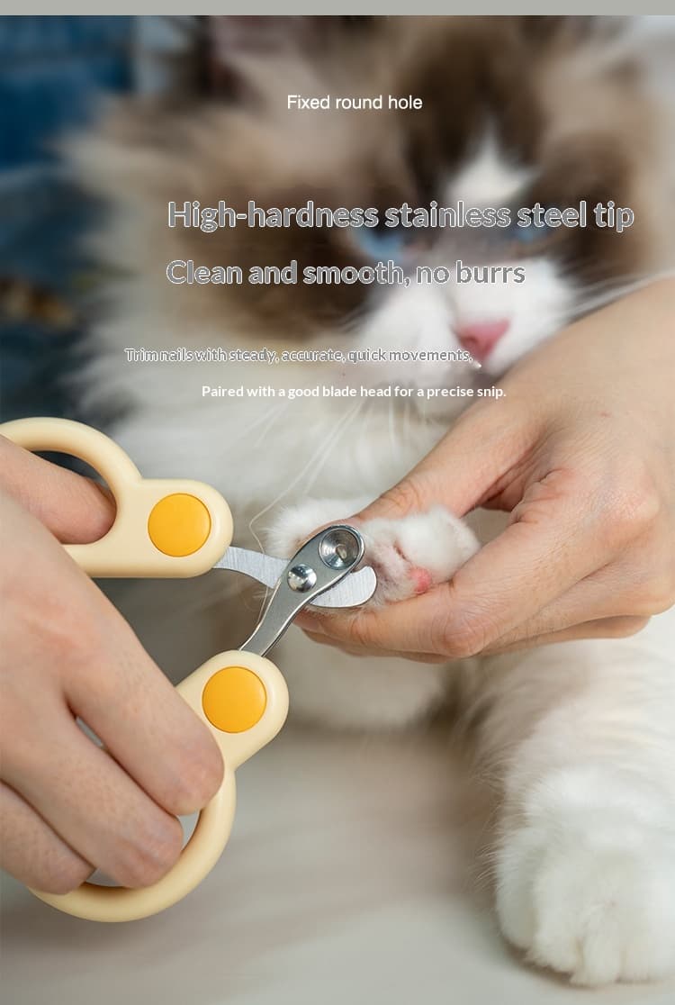 Little Rabbit Blind Cutters Pet Nail Cutters Cat Nail Cutters Anti-Catch Cat Nail Cutters Baby Cat Claw Cutters Anti-Cut Blood Line Round Hole