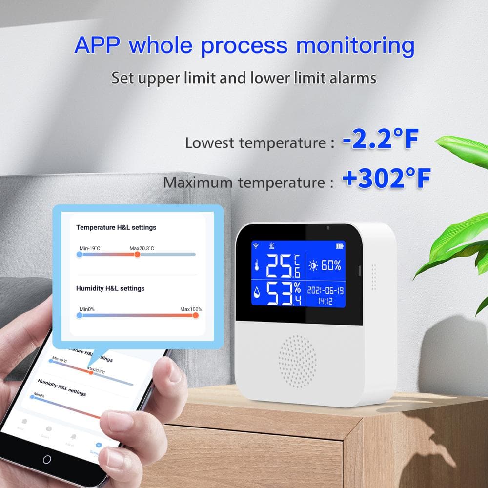 Digital Temperature and Humidity Sensor for Home Use