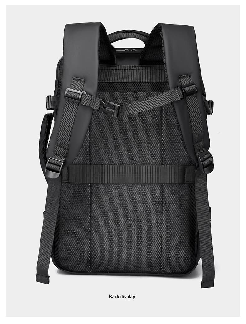 Minimally Designed Men's Business Backpack With A High-end Feel For Business Trips, Large Capacity Travel Backpack, Computer Bag, Backpack - Gray — grey