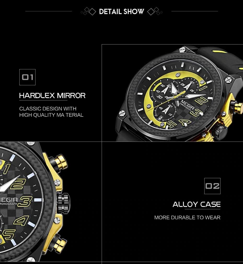 Megel Chronograph Quartz Watch