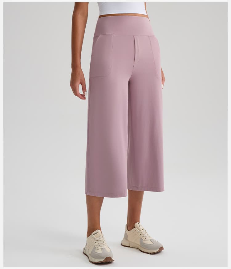 New Comfortable Loose-fit Yoga Capri Pants For Women