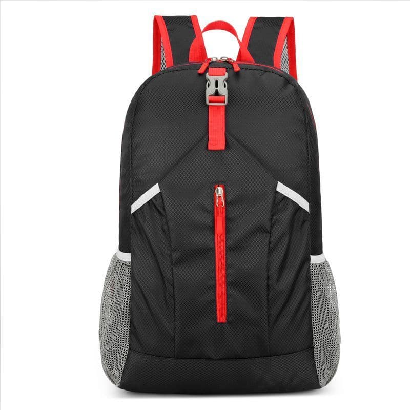 Outdoor Foldable Large-capacity Ultralight Backpack — Black-Free Size