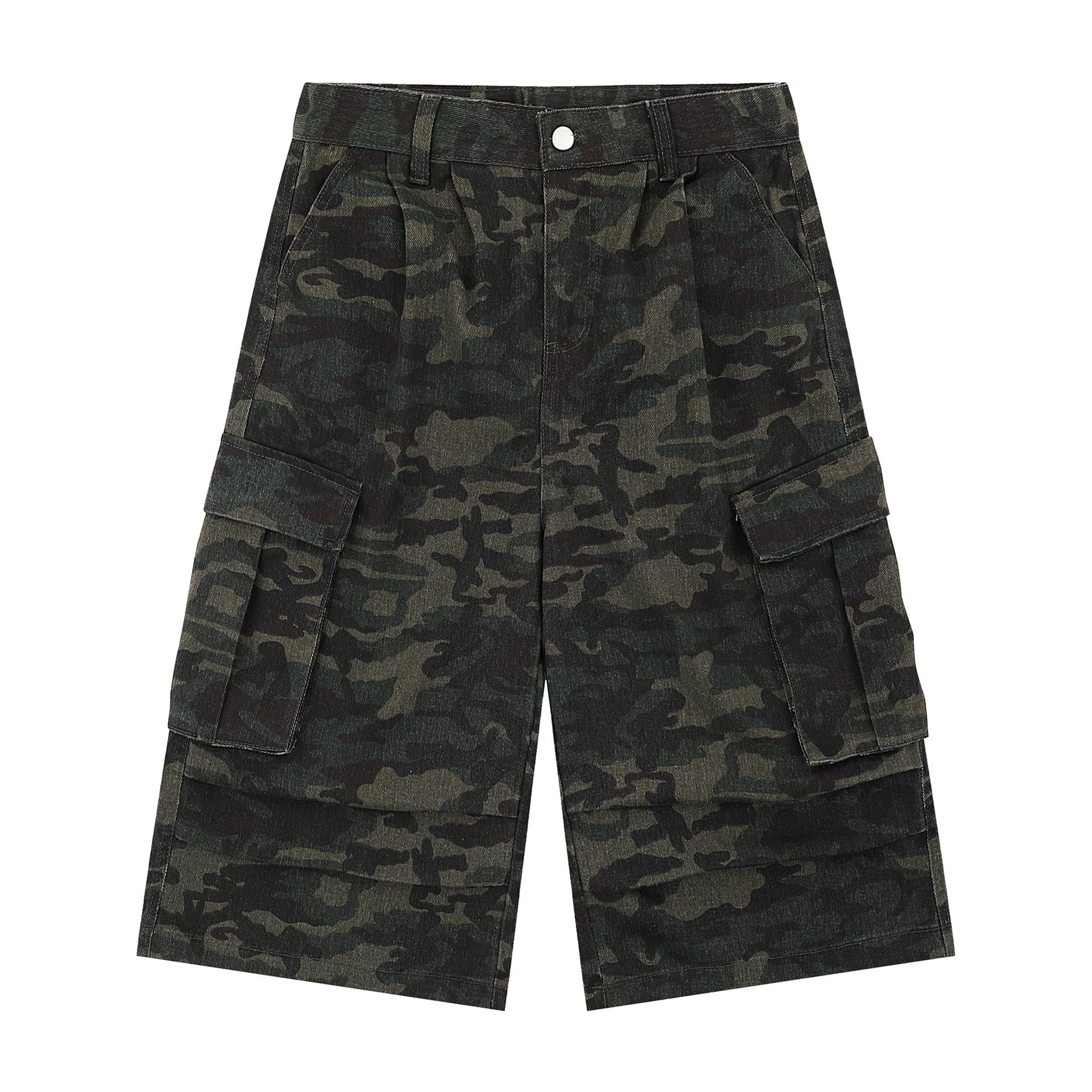 Women's Camouflage Wide-leg Jeans