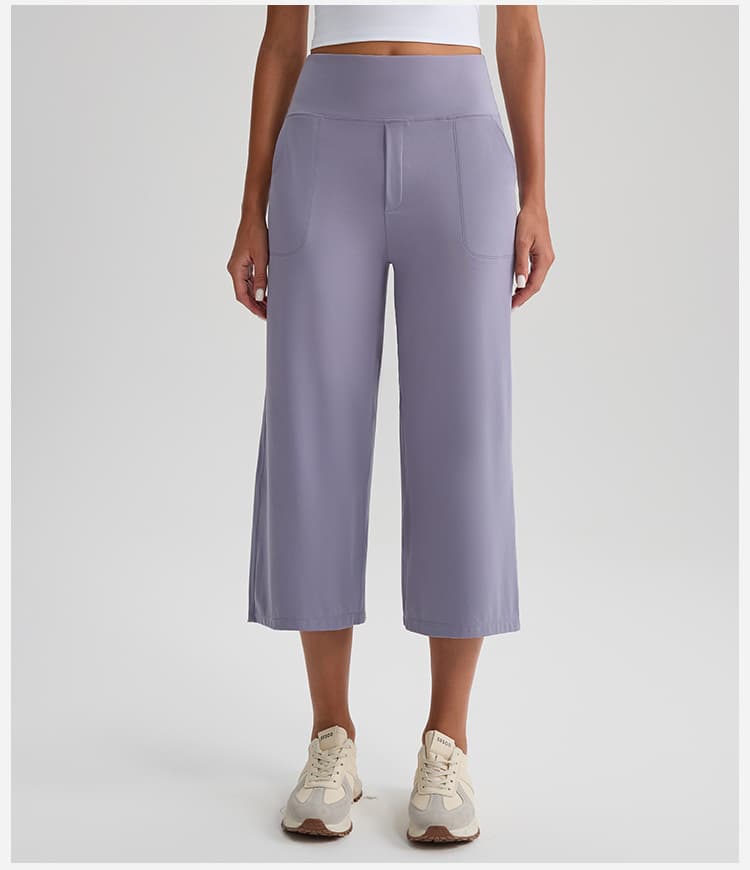 New Comfortable Loose-fit Yoga Capri Pants For Women