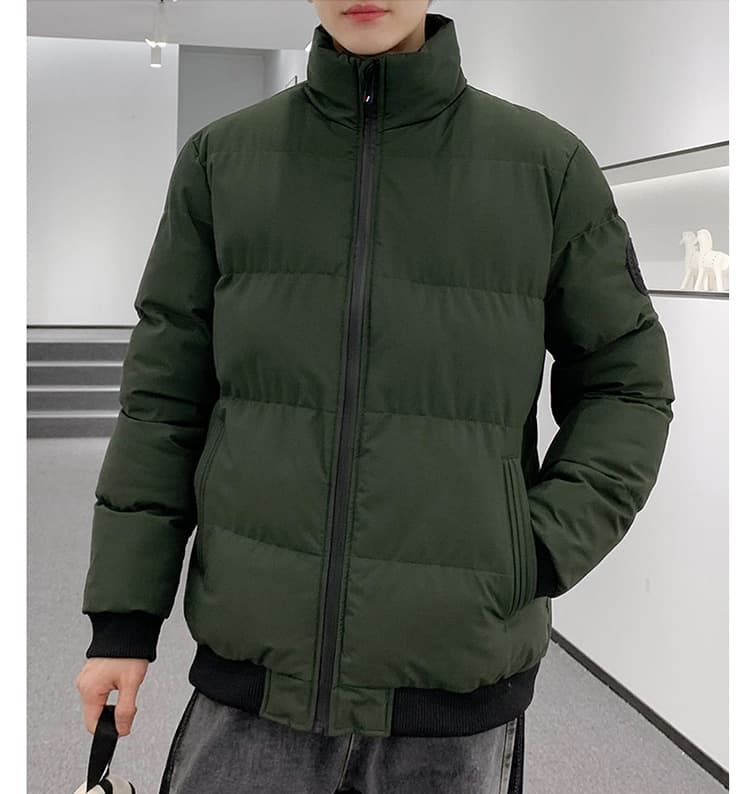 Thick, Warm, Simple Cotton-padded Jacket For Men