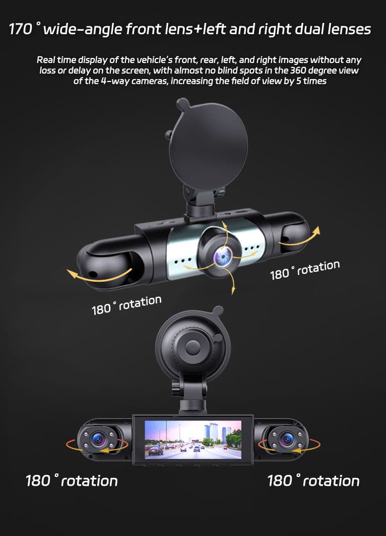 Four Camera HD Dash Cam