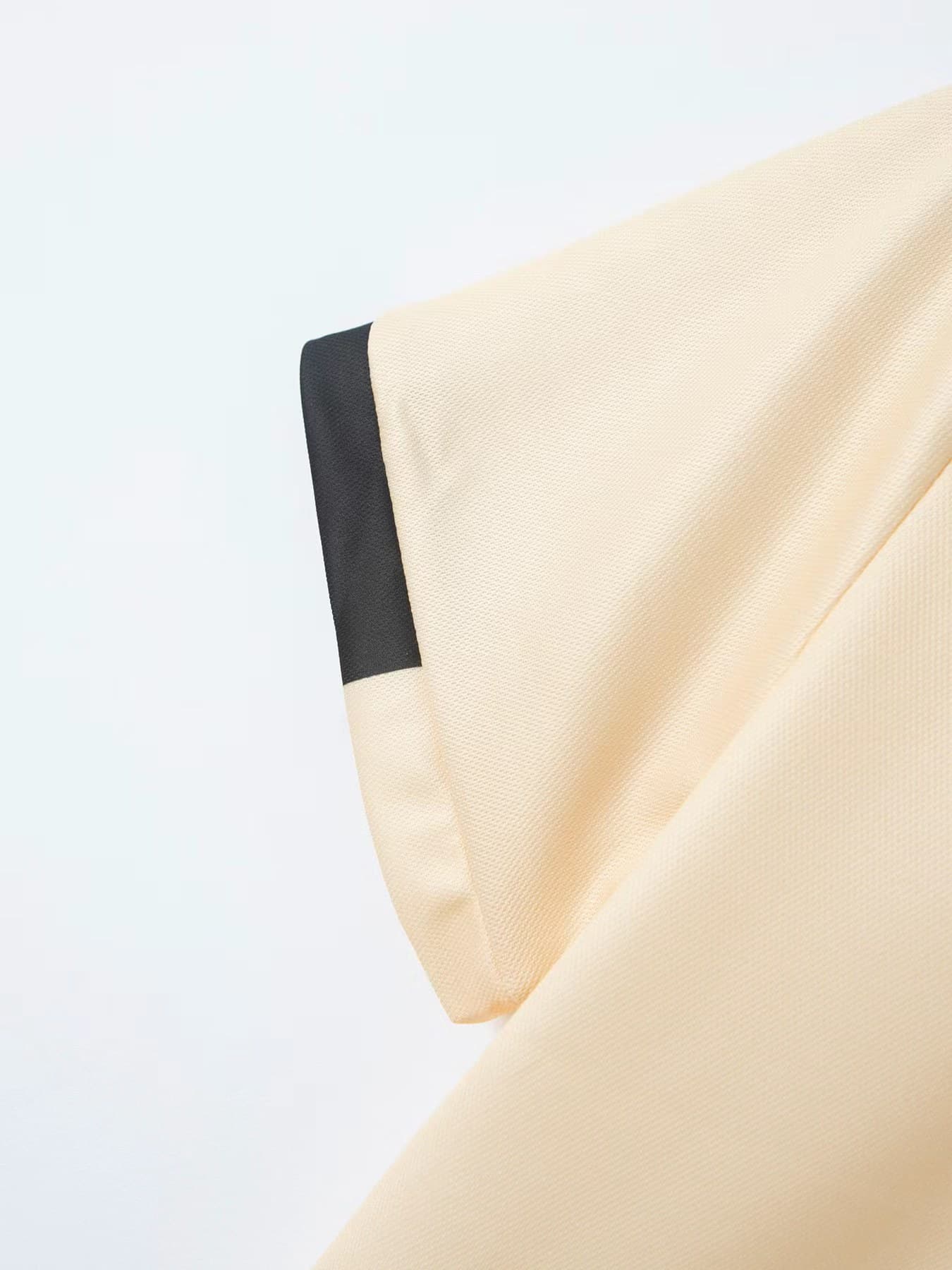 Men's Casual Polo Shirt Chest Faux Pocket Lapel Button Business T-shirt