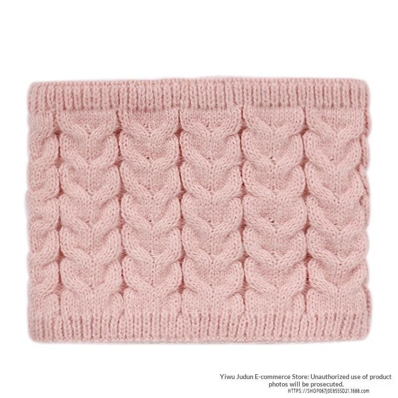 Three-Piece Set New FallWinter Womens Warm Knitted Hat