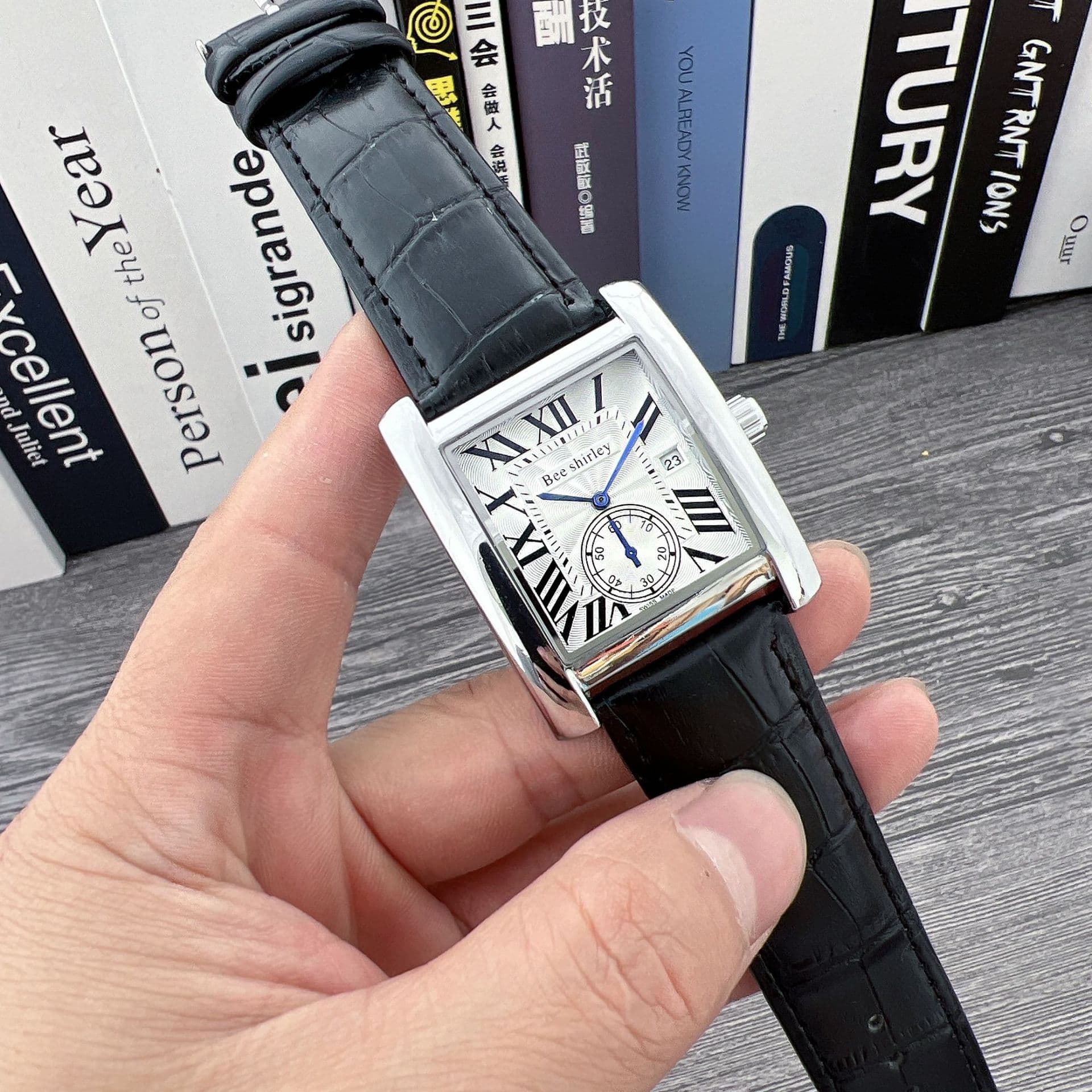 Square Quartz Watch Tank Men — Style 1