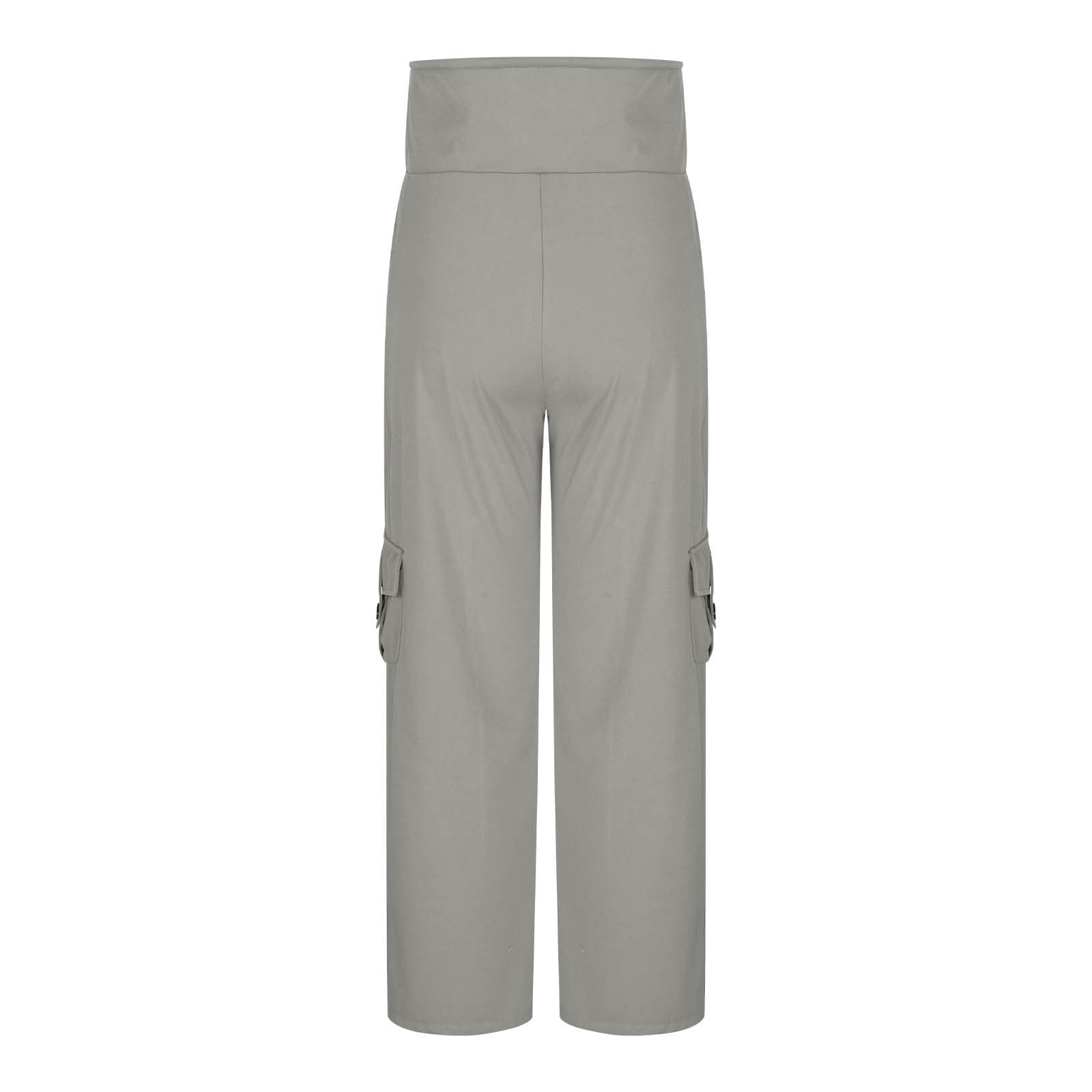 Womens Solid-Colored Breathable Sports Leggings With Button Pockets