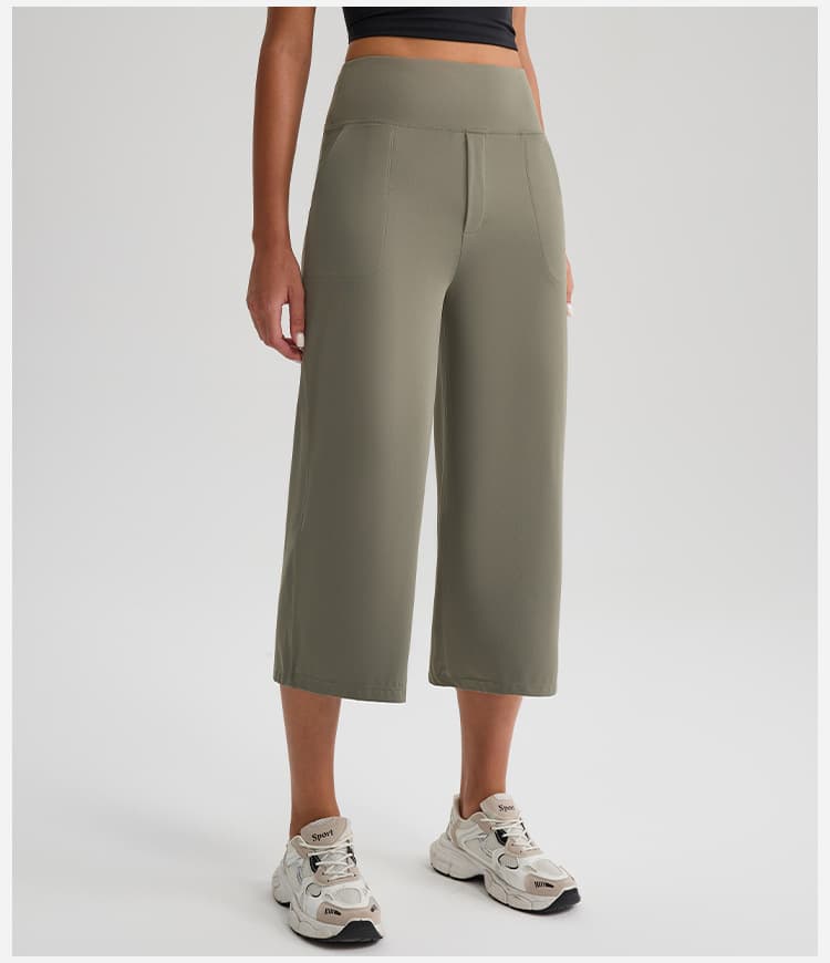 New Comfortable Loose-fit Yoga Capri Pants For Women
