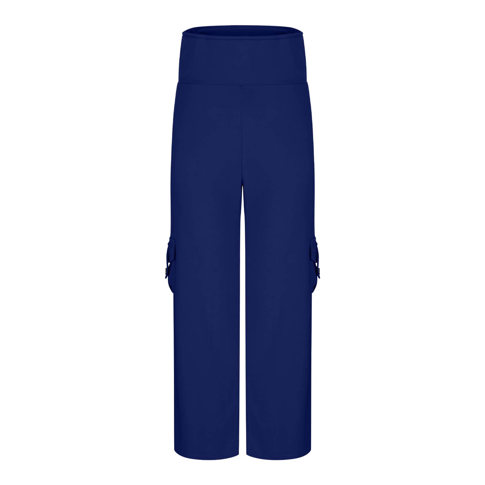 Womens Solid-Colored Breathable Sports Leggings With Button Pockets