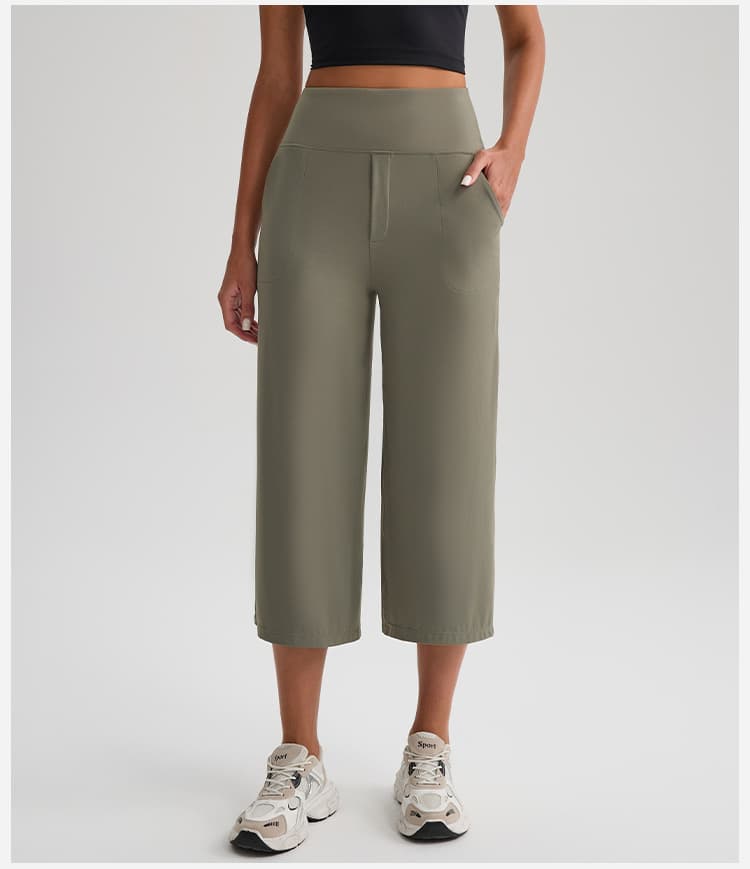 New Comfortable Loose-fit Yoga Capri Pants For Women